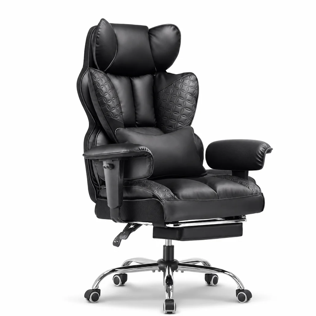 Hiram Leather Office Chair