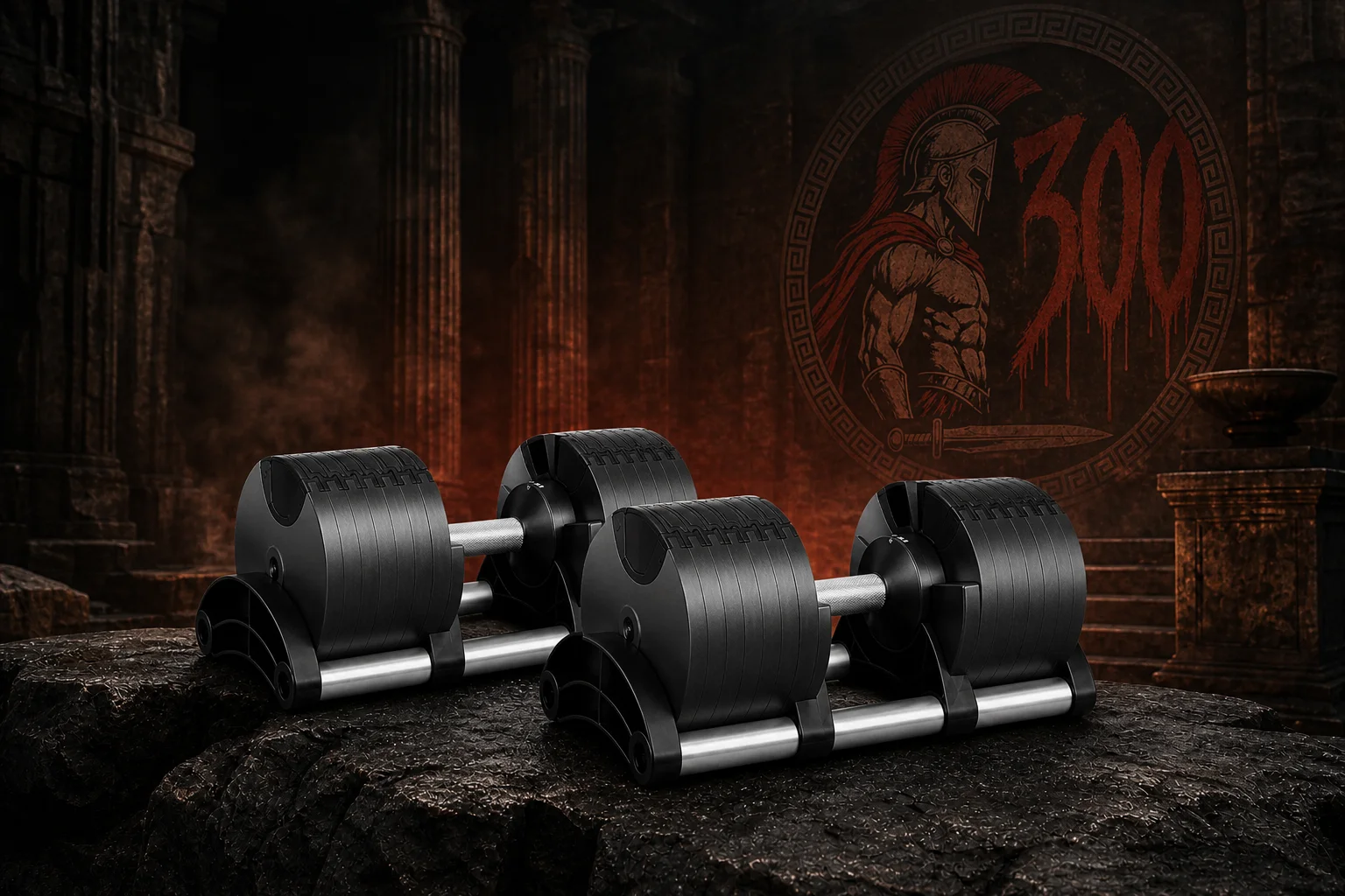 Adjustable dumbbells
