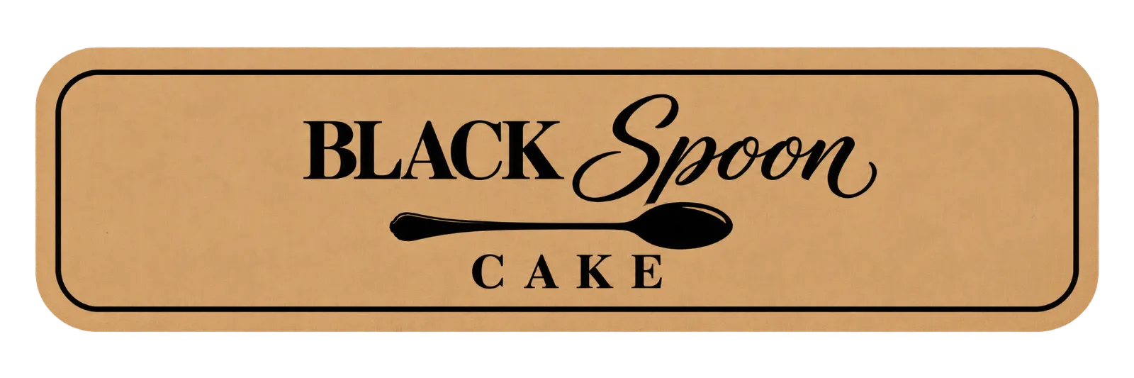 Black Spoon Cake
