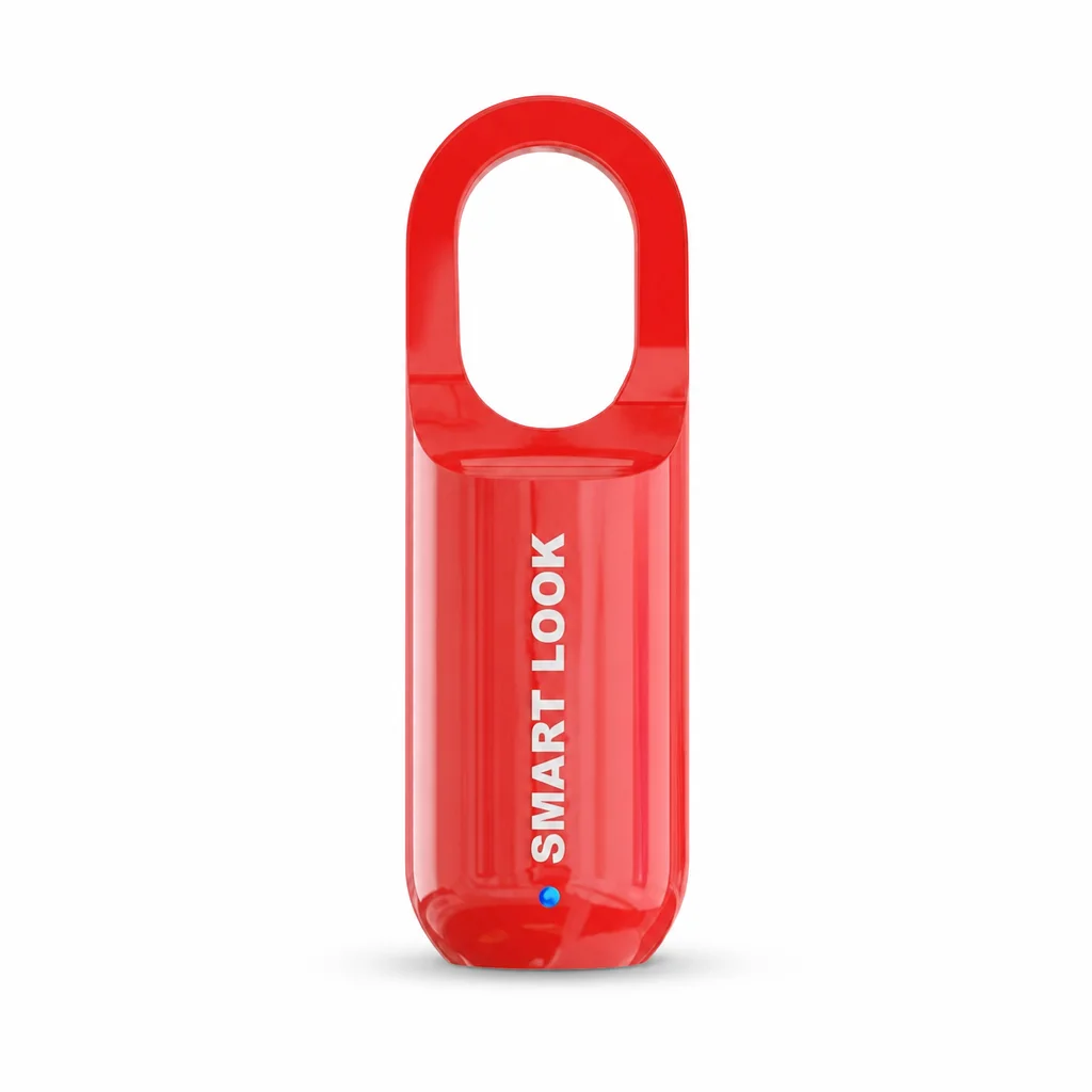 Smart Fingerprint Lock in red
