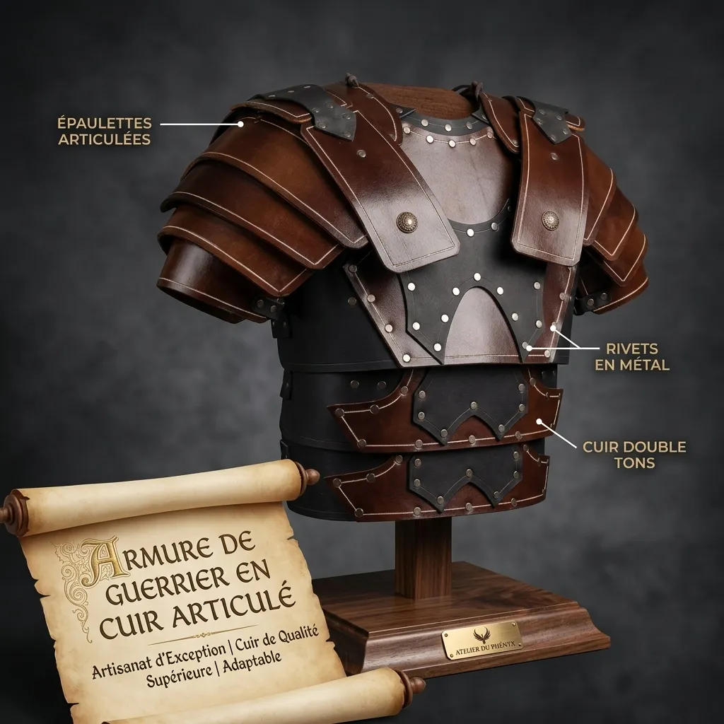 Armure de Guerrier en Cuir Articulé
