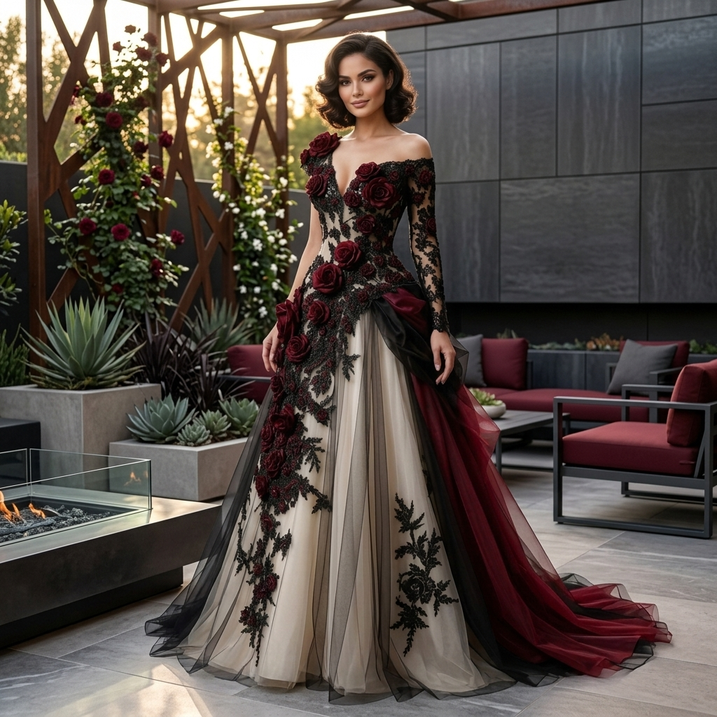 Gothic Victorian Ball Gown