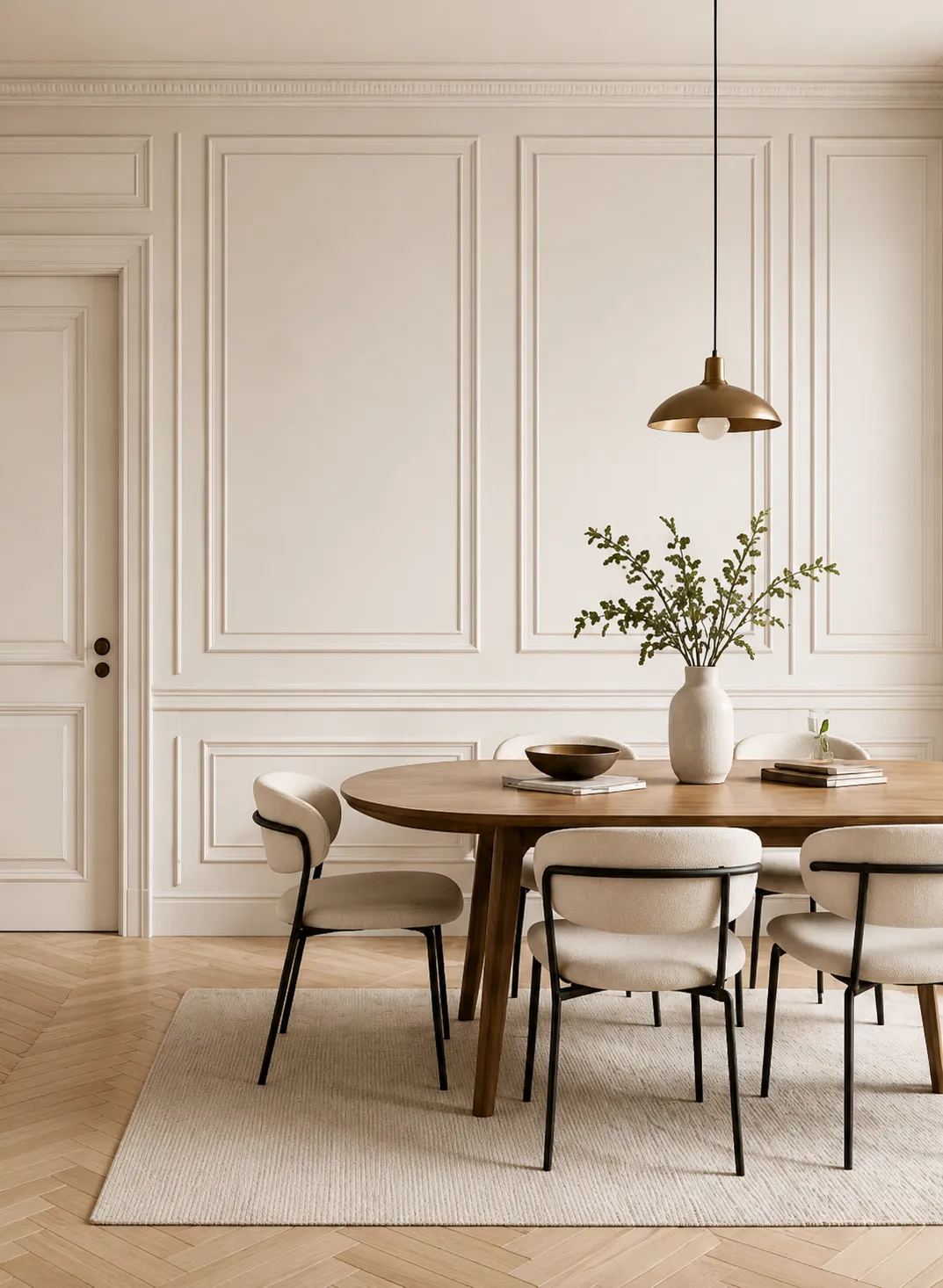 Élégance classique — salle à manger