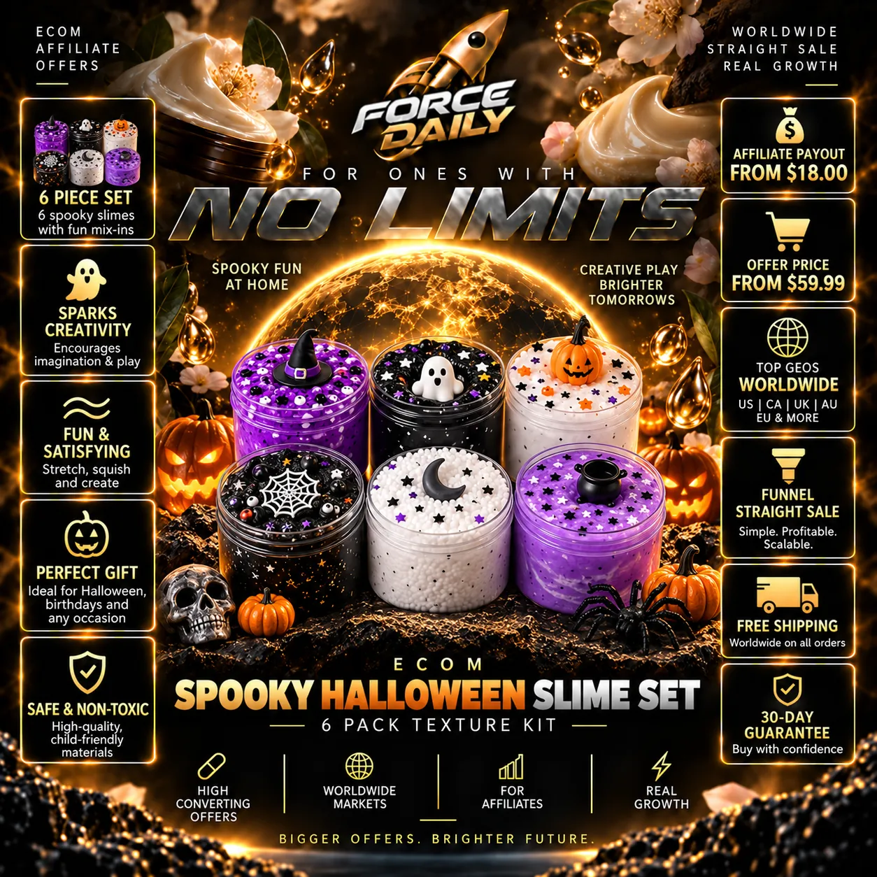 Spooky Halloween Slime Set