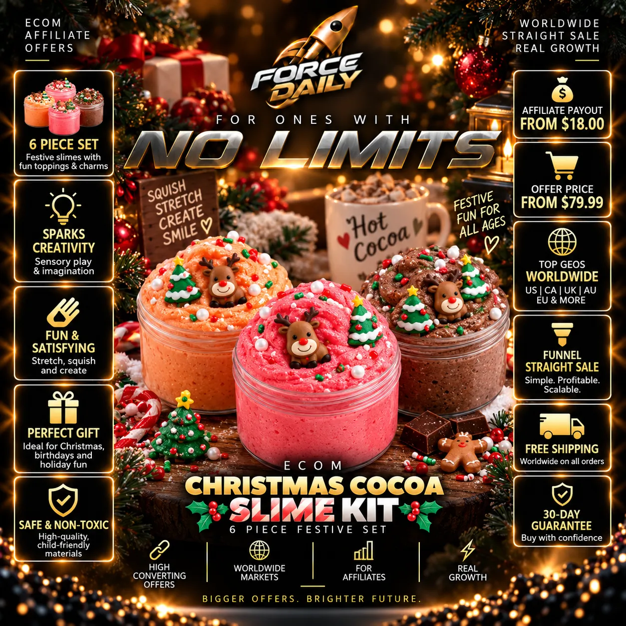 Christmas Cocoa Slime Kit