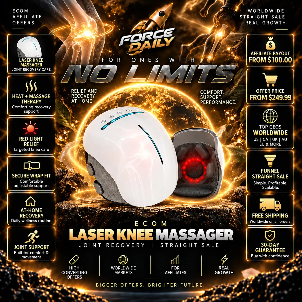 Laser Knee Massager
