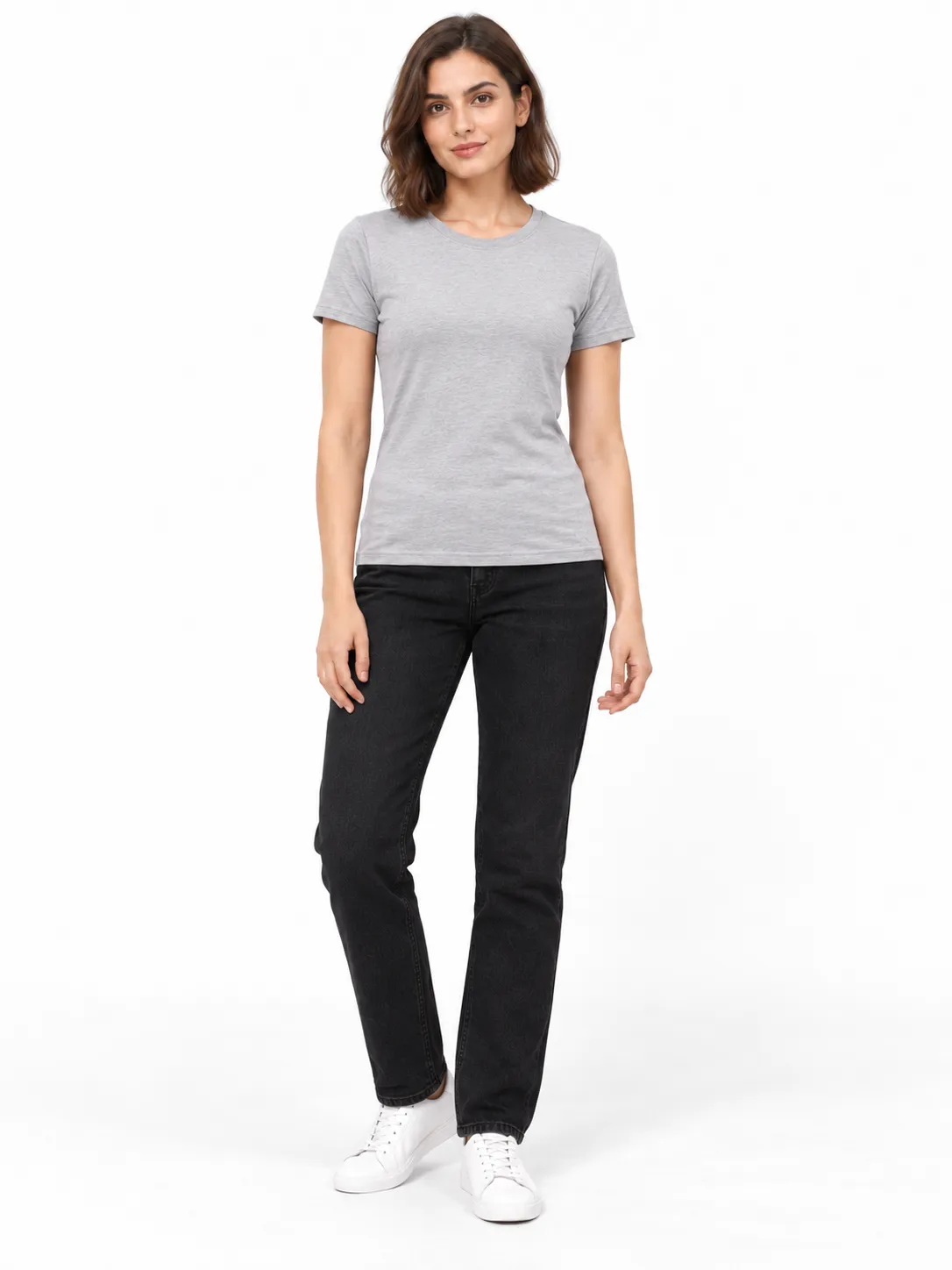 Grey Heather Basics 160 T-shirt