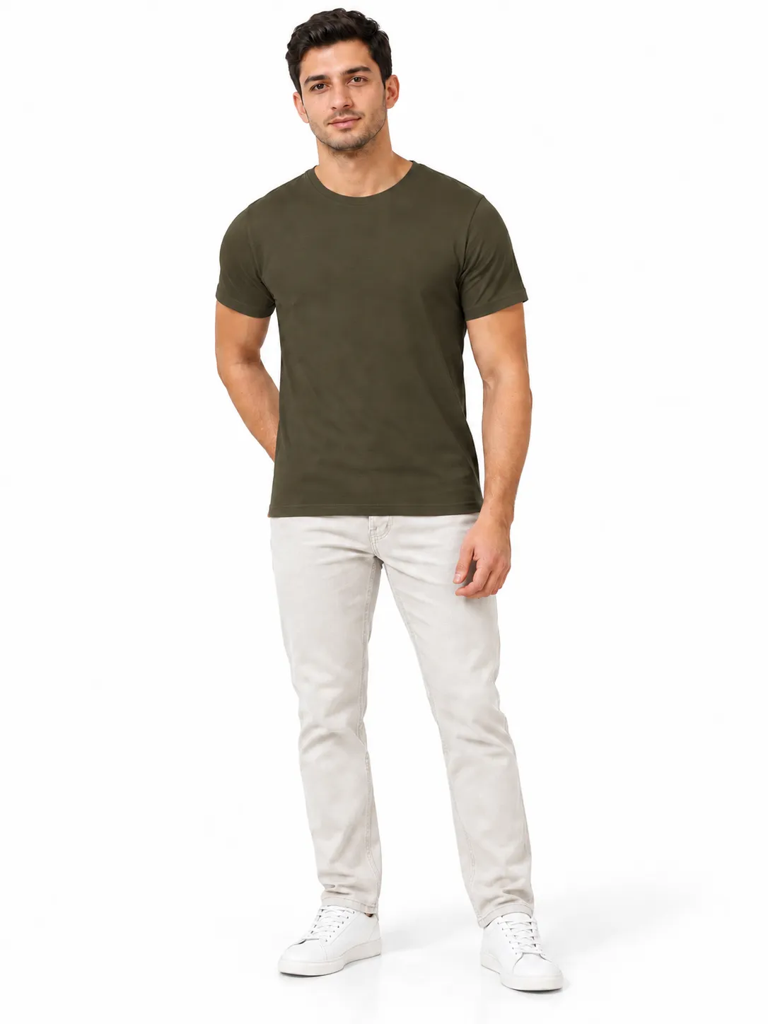 Olive Green Basics 160 T-shirt