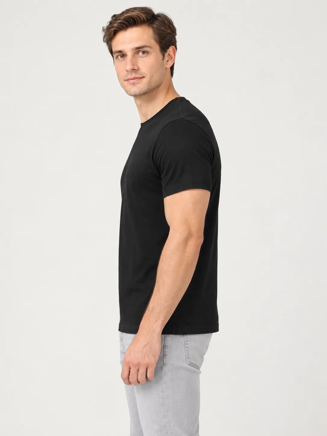 Black Basics 160 T-shirt side