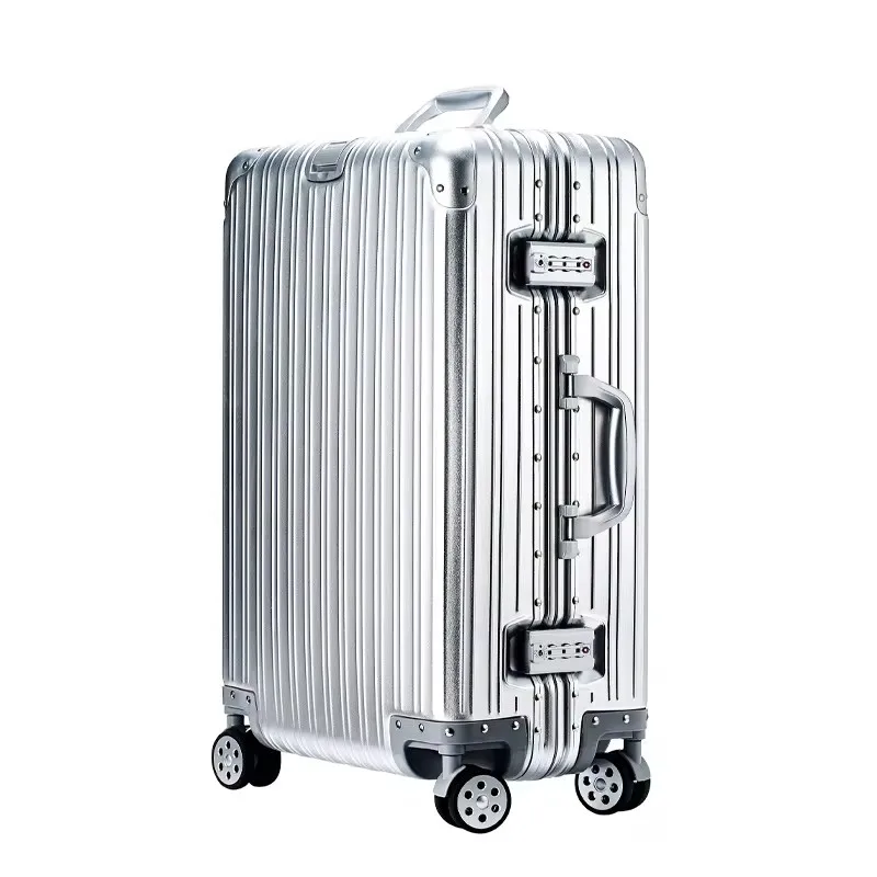 Aluminum-Magnesium Alloy Spinner Travel Suitcase, view 2