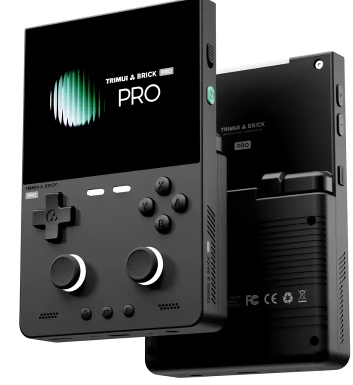 Trimui Brick Pro retro handheld in black