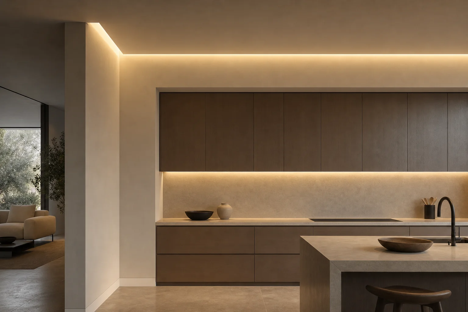 Hidden Lighting: Linear Profiles & Shadow Gaps