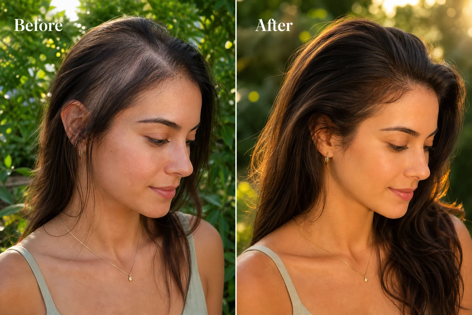 Sophie T. before and after