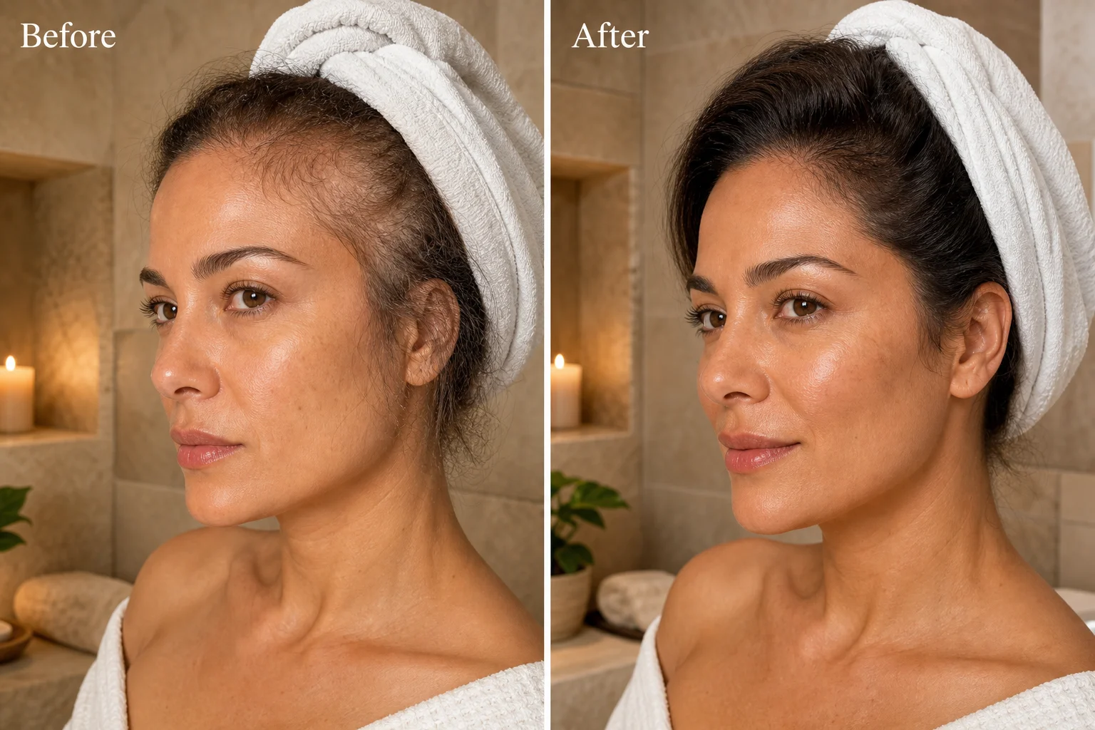 Claire B. before and after