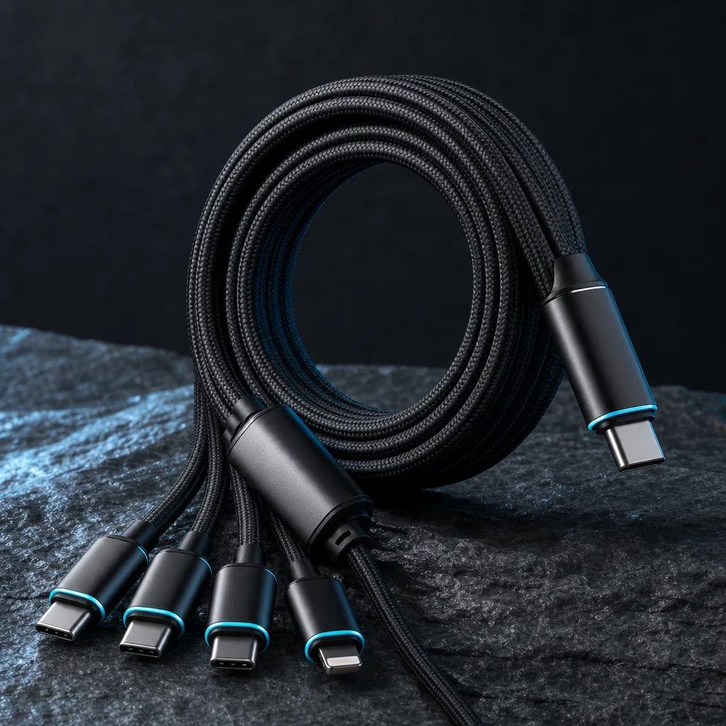 VoltCoil 240W Self-Coiling Cable — The Last Charging Cable You'll Buy