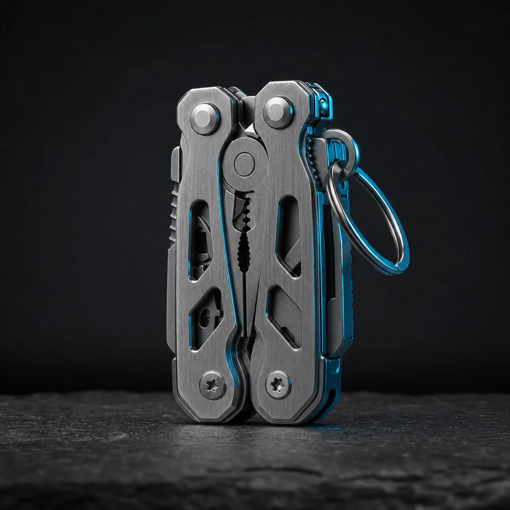 GripNine 9-in-1 Keychain Multitool Pliers