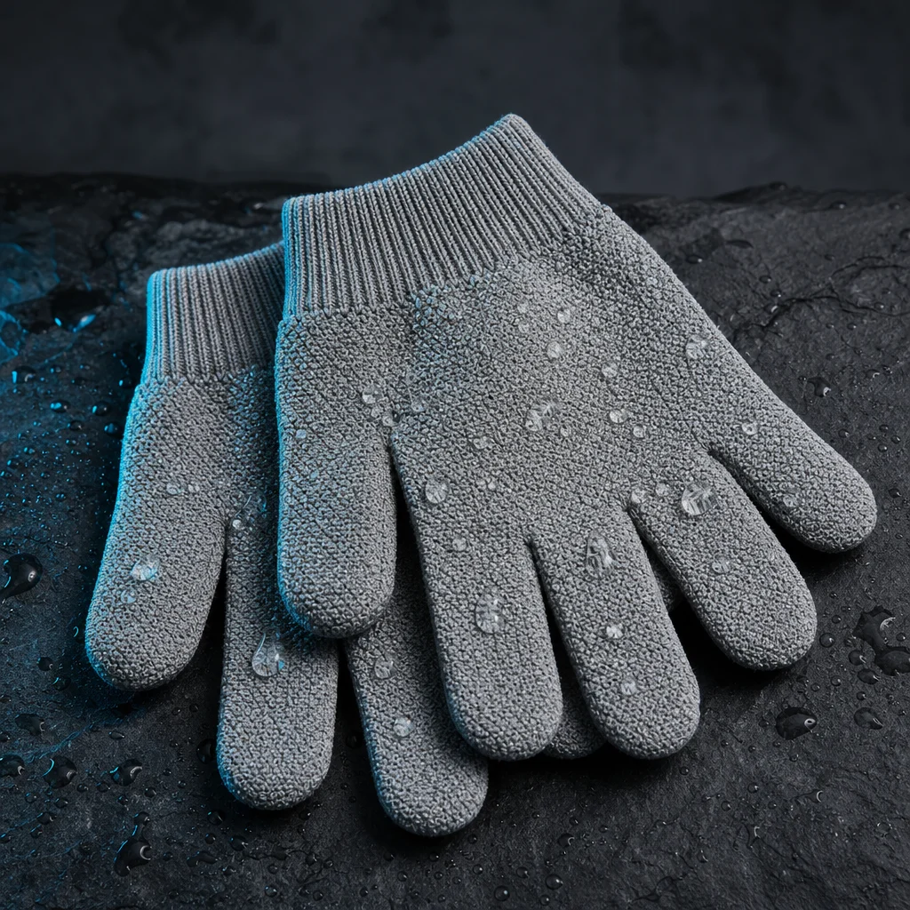 PureScrub 3D Exfoliating Bath Gloves (2 Pairs)