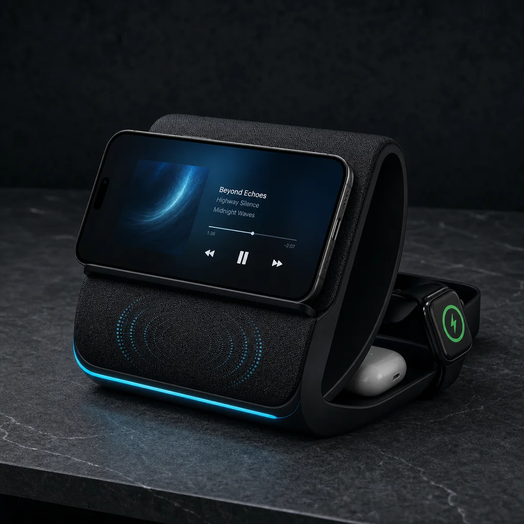 EchoStand 5-in-1 Induction Phone Speaker Stand