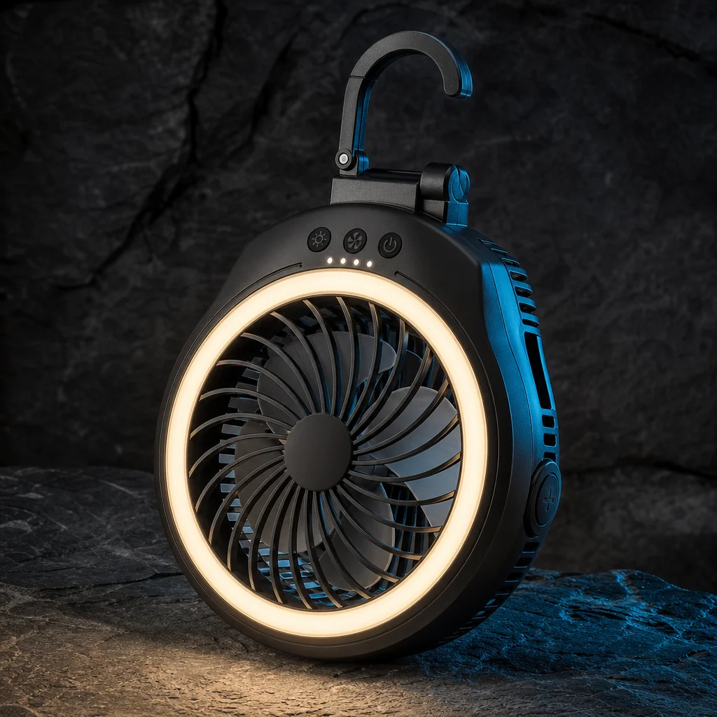 LumenAir Rechargeable Hanging Fan Light