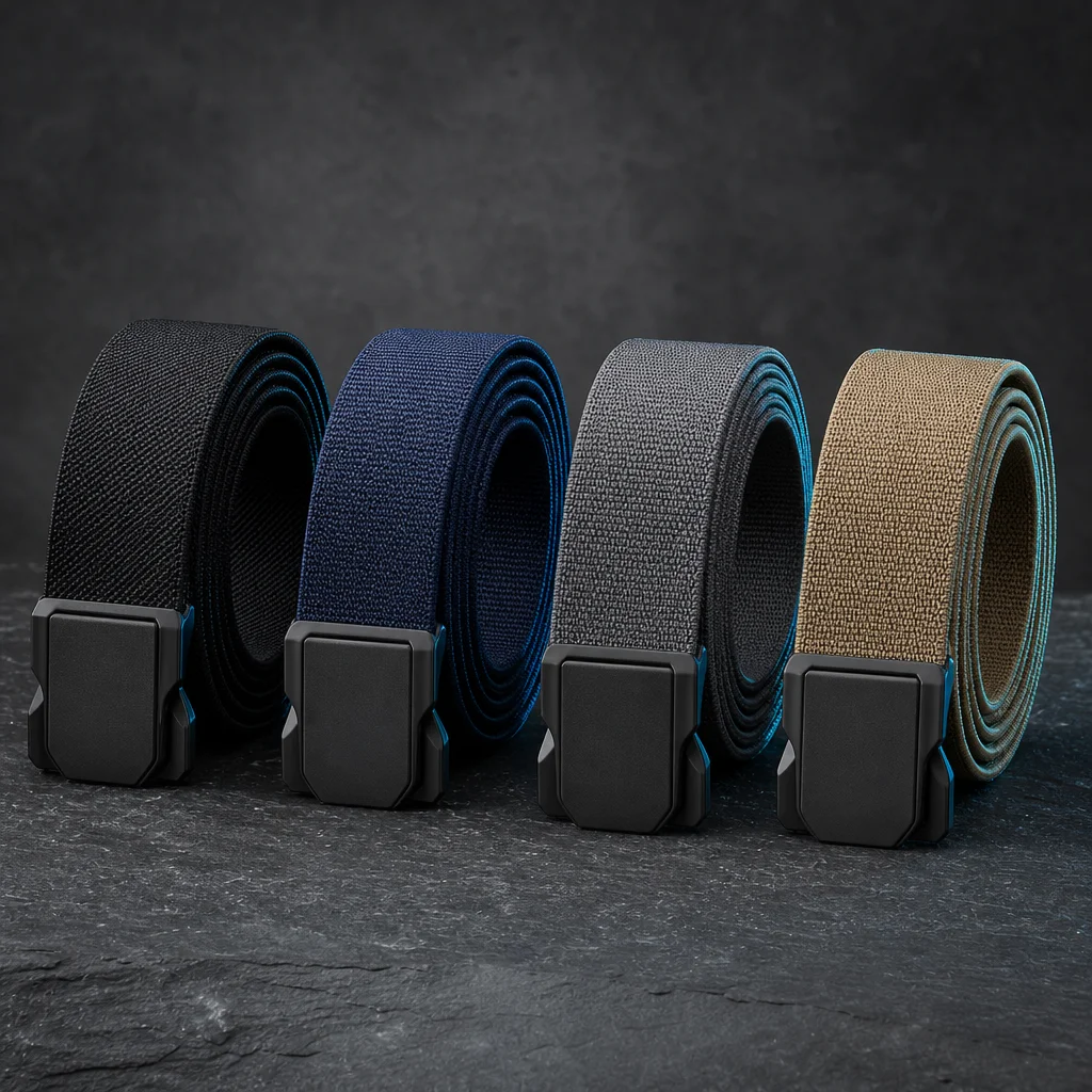 InvisiBelt No-Buckle Belt (4-Pack)