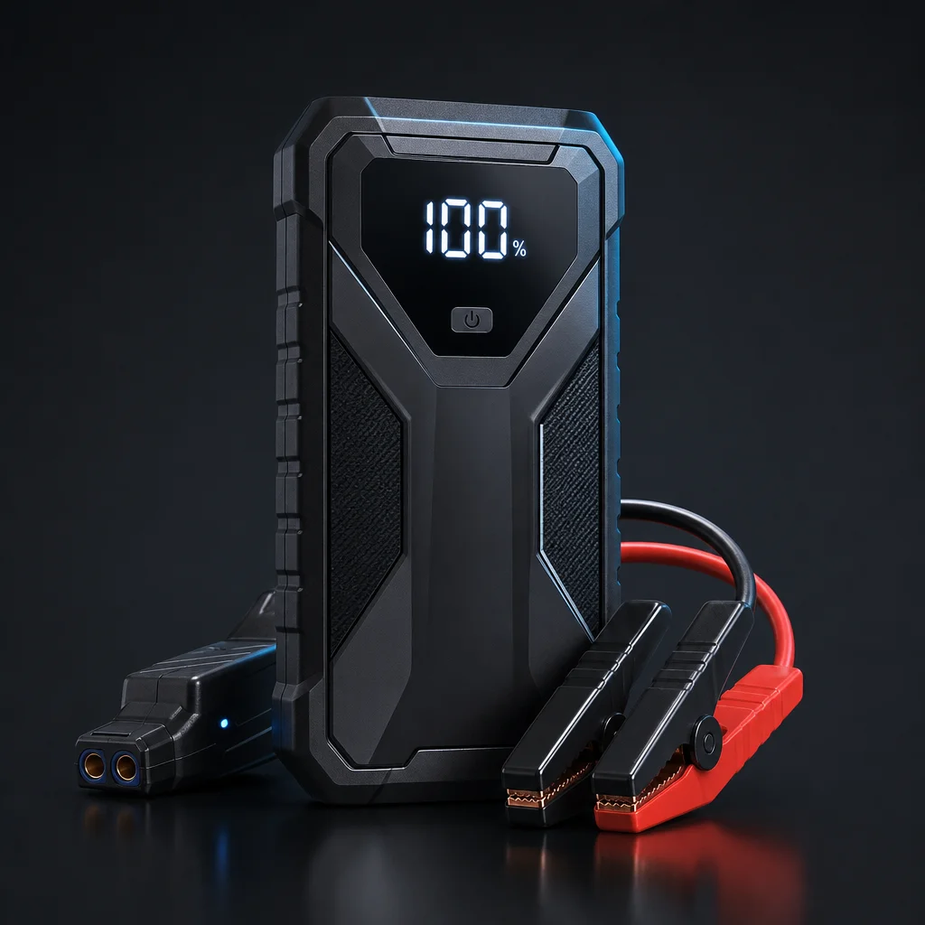 JumpVolt 12V Jump Starter met Luchtcompressor