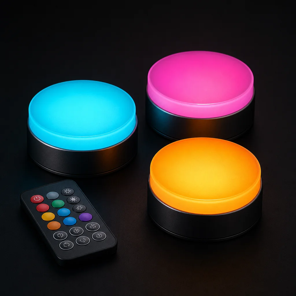 LumeX Flux Draadloze RGB LED-Spots met Afstandsbediening
