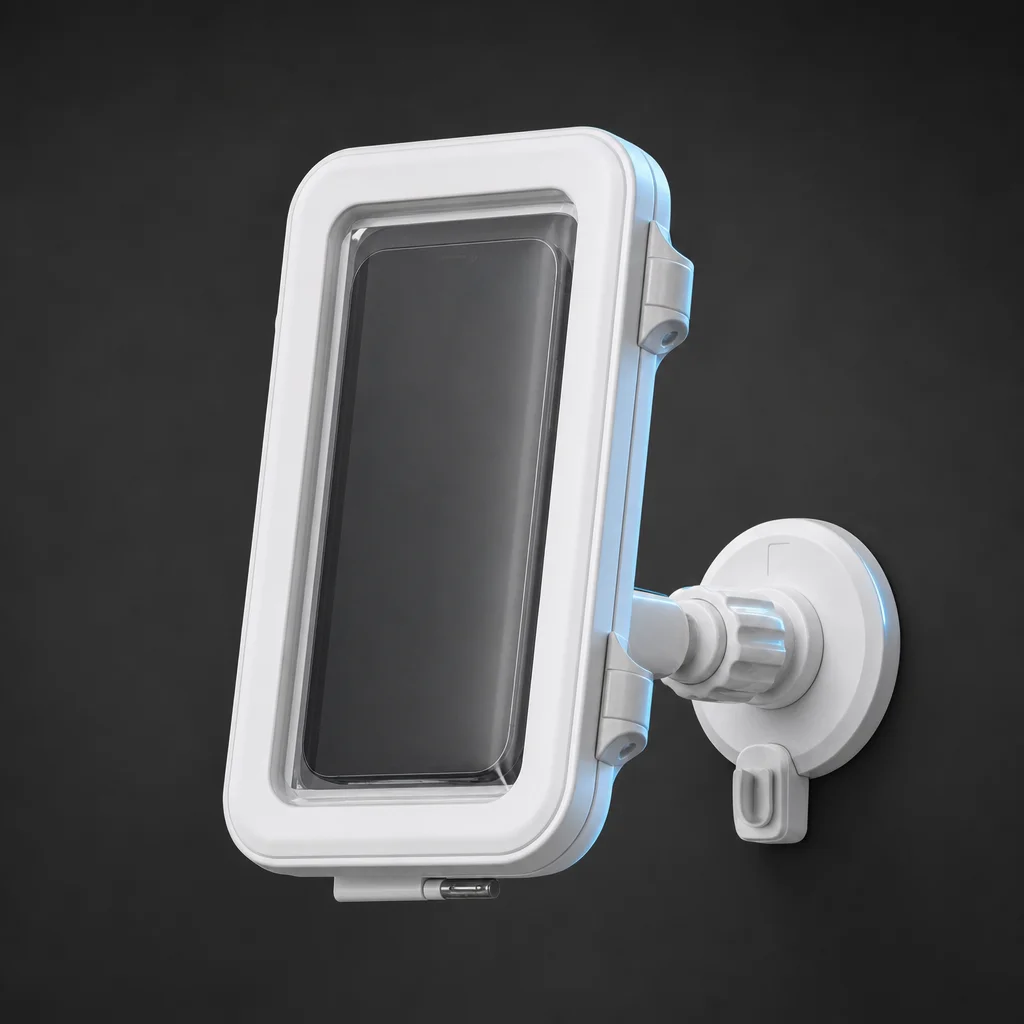 AquaShield 480° Waterdichte Douche-Telefoonhouder
