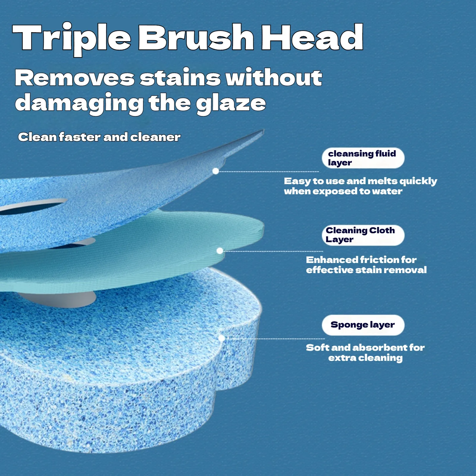 Wall-Mounted Disposable Toilet Brush, photo 4