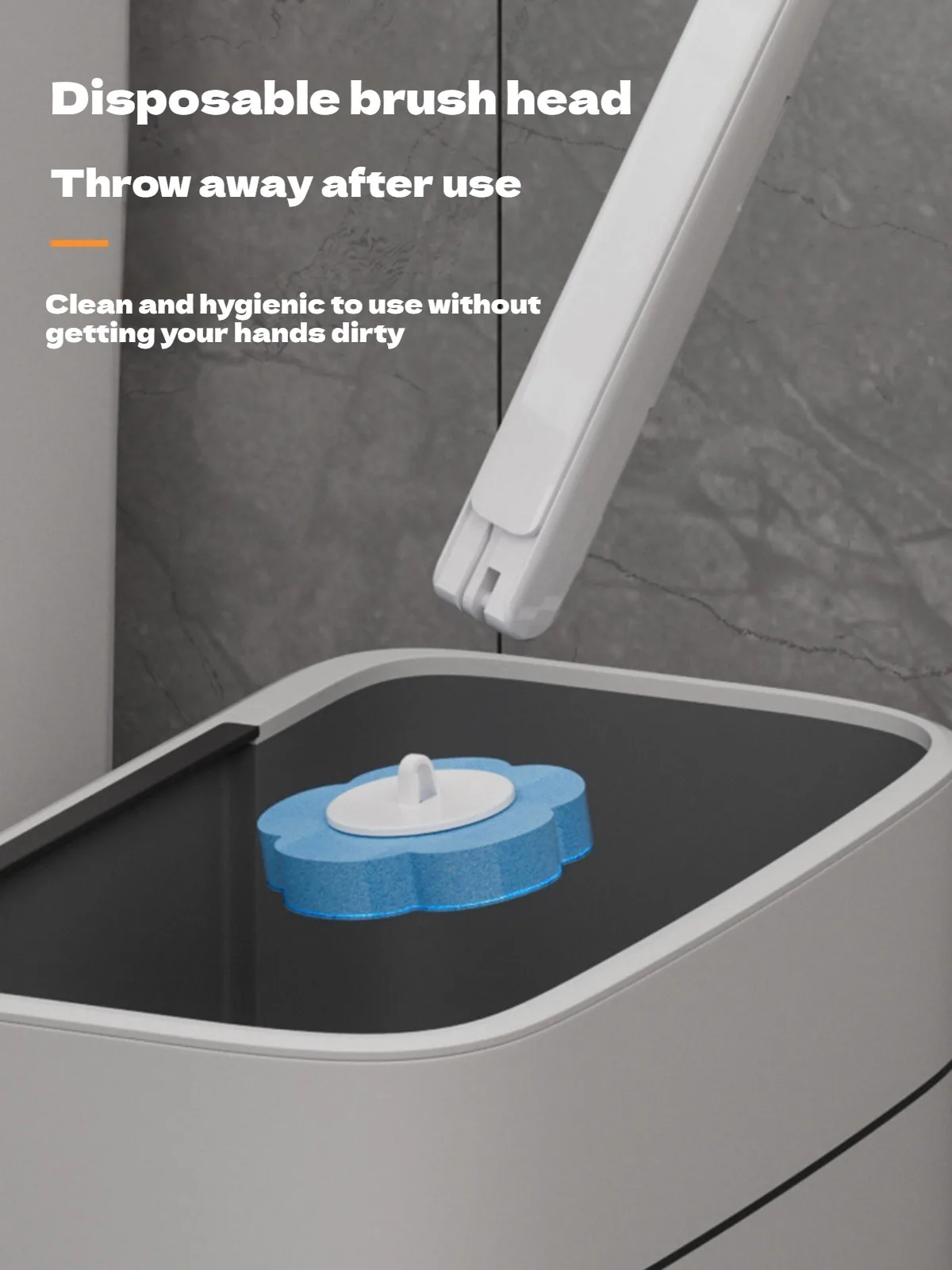 Wall-Mounted Disposable Toilet Brush, photo 8