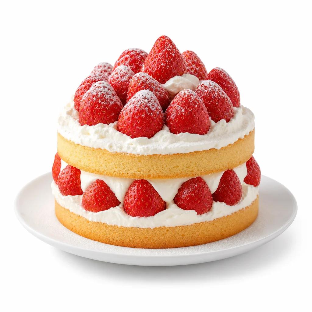 Strawberry Shortcake Slice