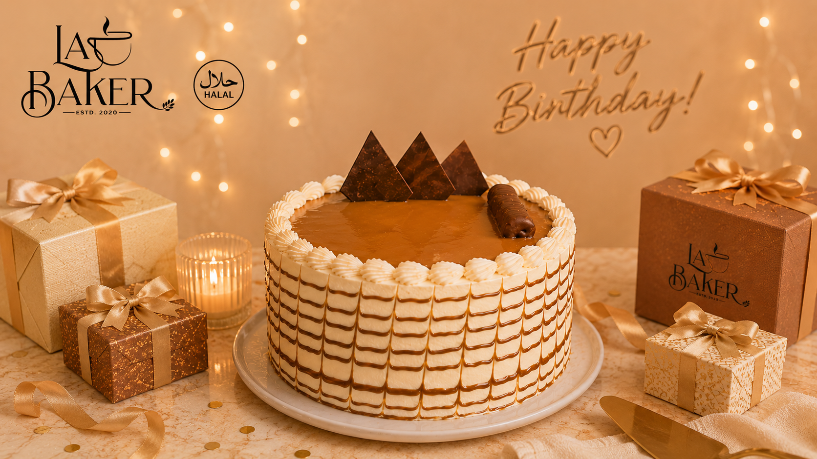 Dulce de leche cake 6"