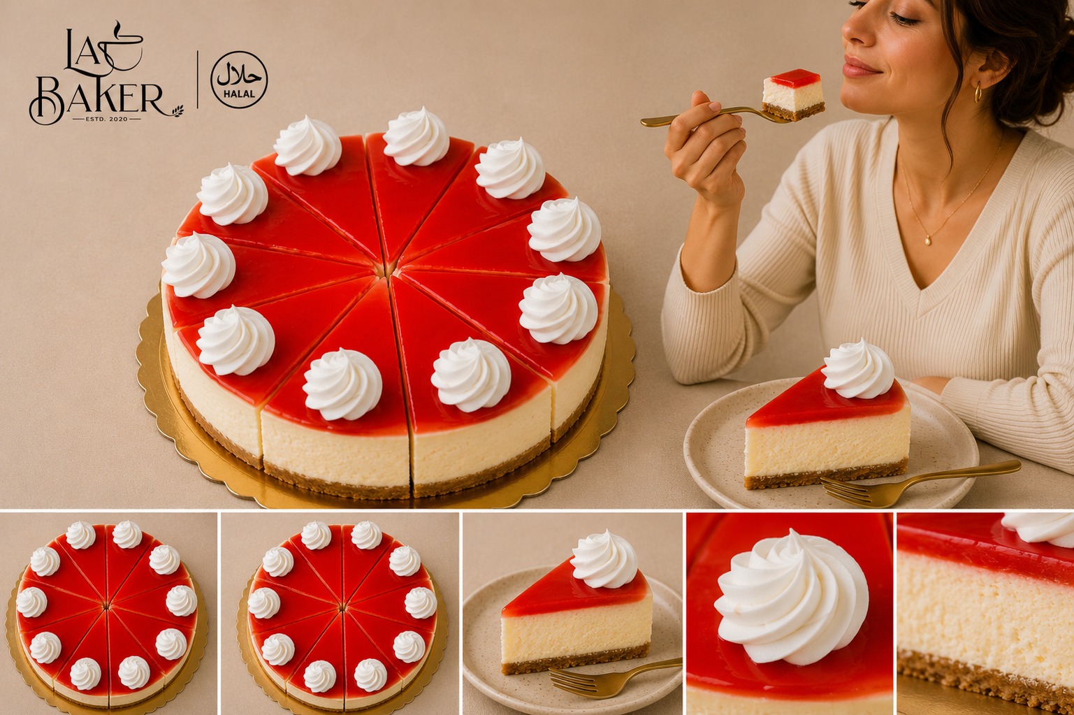 NY Style Cheesecake (10 sliced)