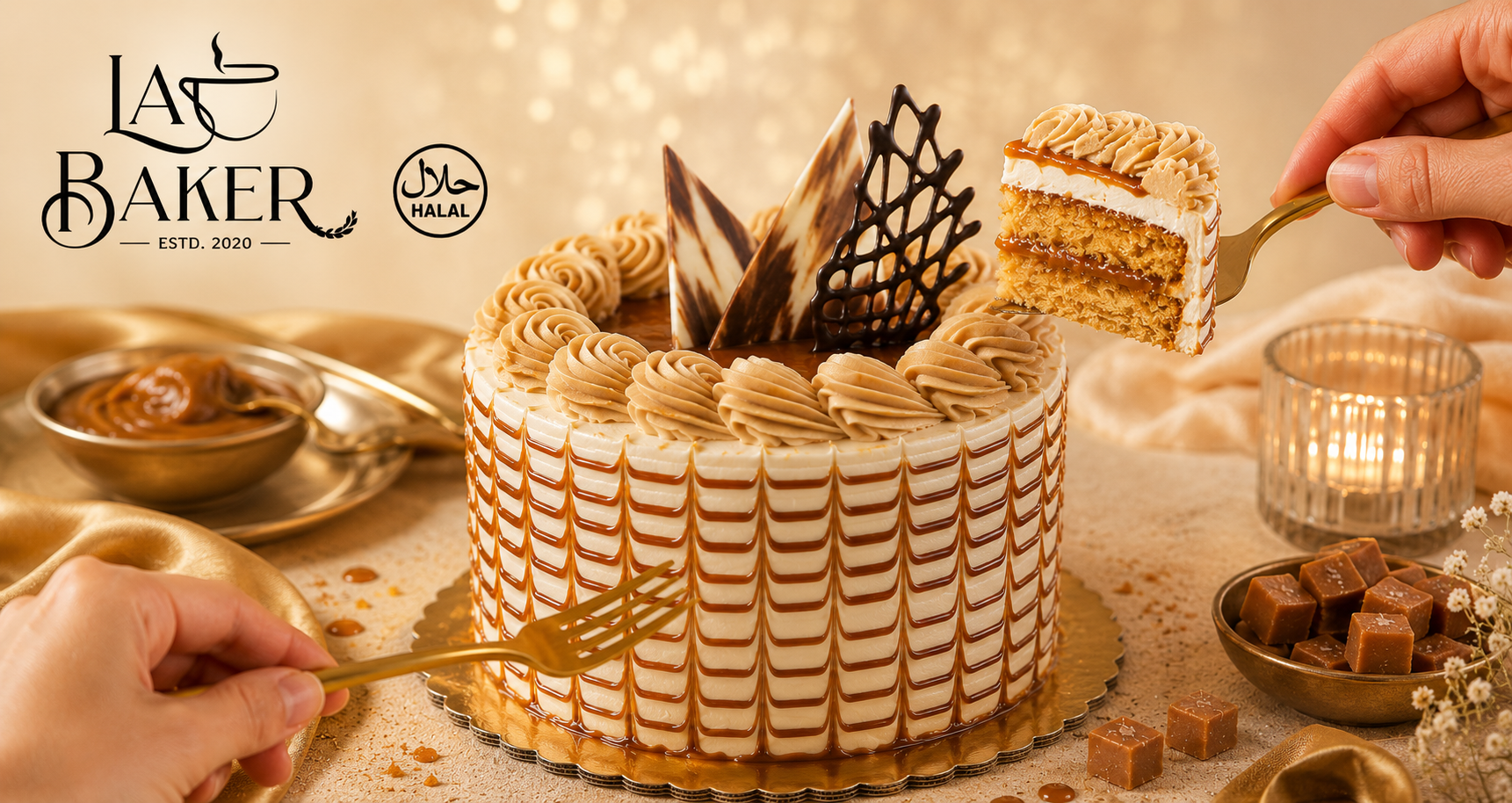 Dulce de leche cutie cake 5"