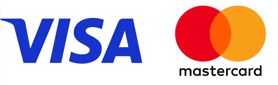 Visa et Mastercard acceptés
