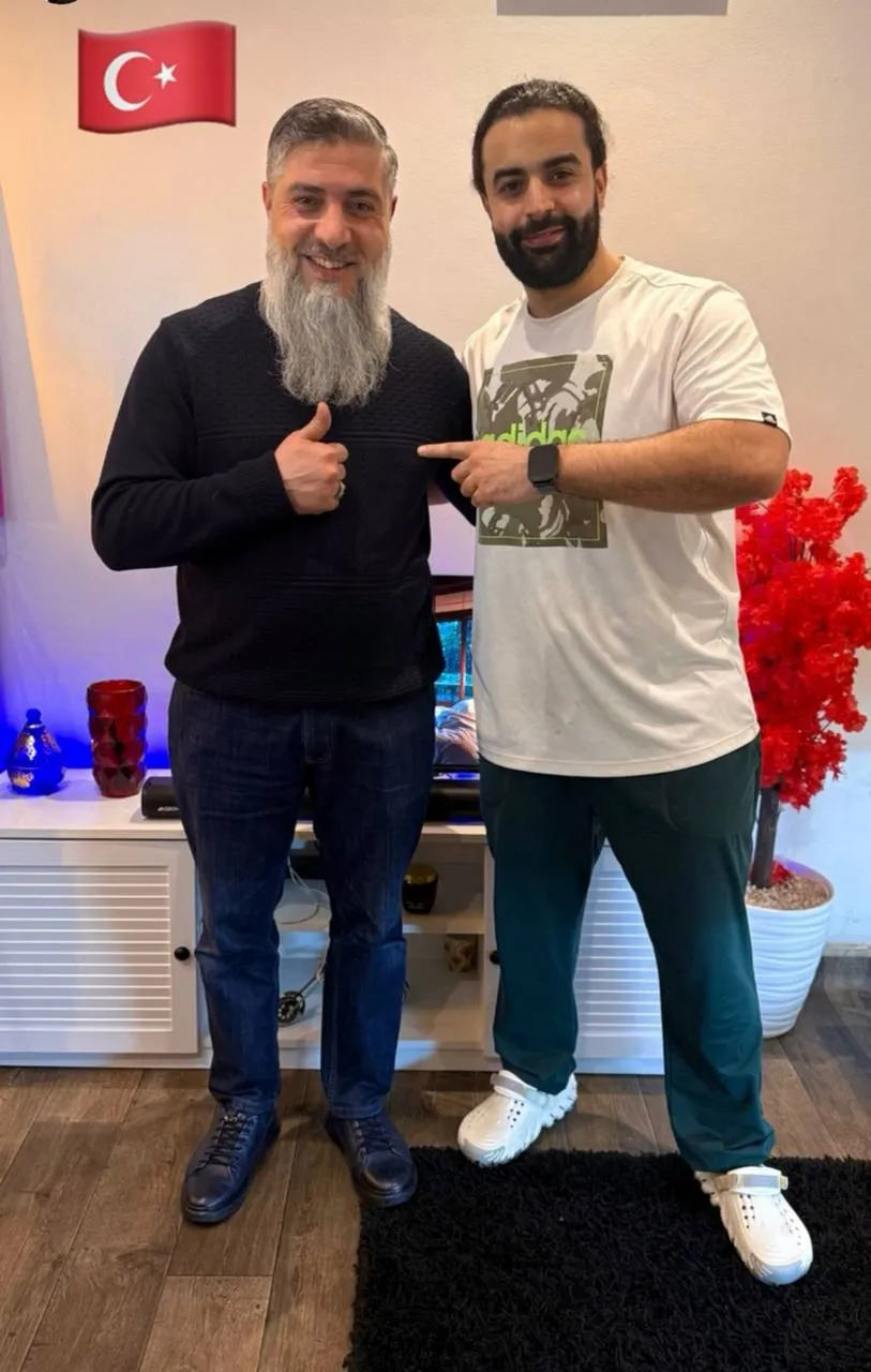 David Taggart with a happy client from Turkey