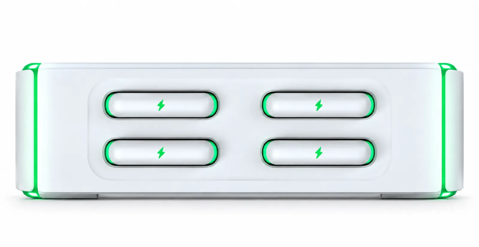 Uitbreidingsmodule met capaciteit voor vier extra powerbanks