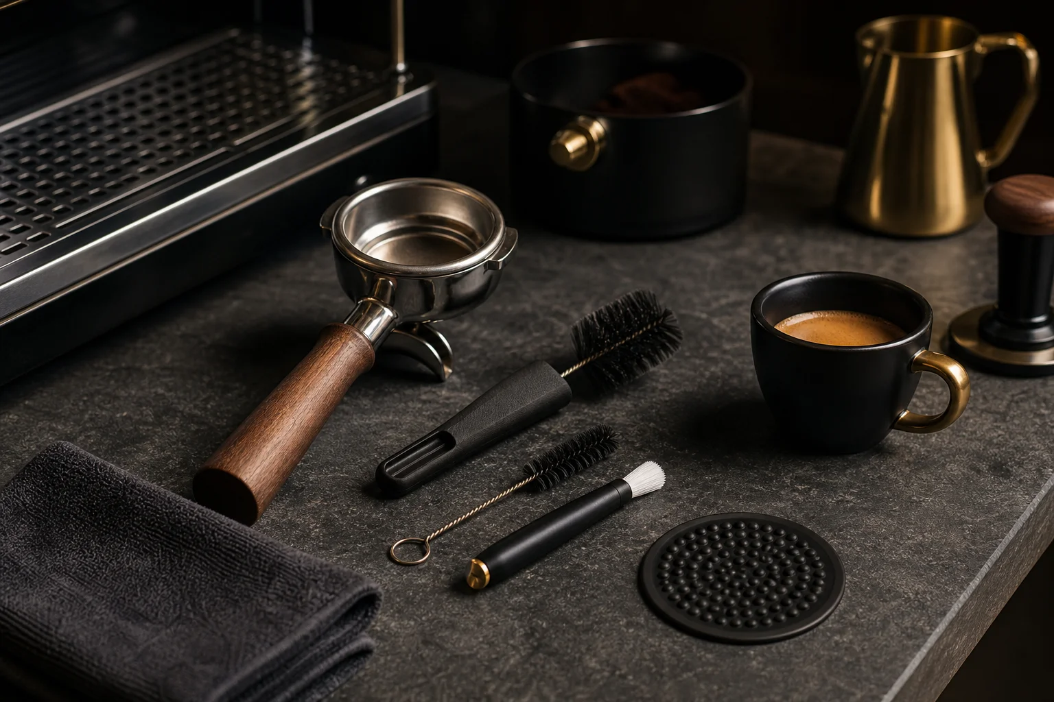 Coffee machine service workshop