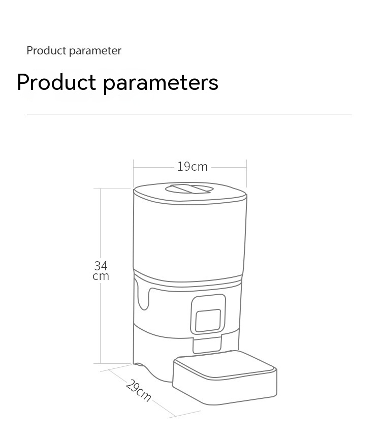 6L WiFi-Enabled Automatic Pet Feeder
