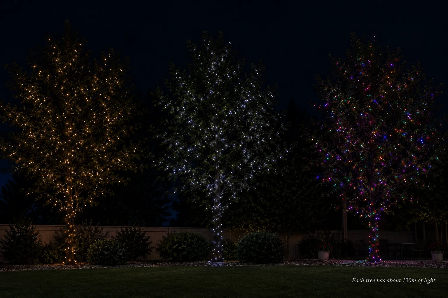 Solar Hanging Lights — Warm White — view 3