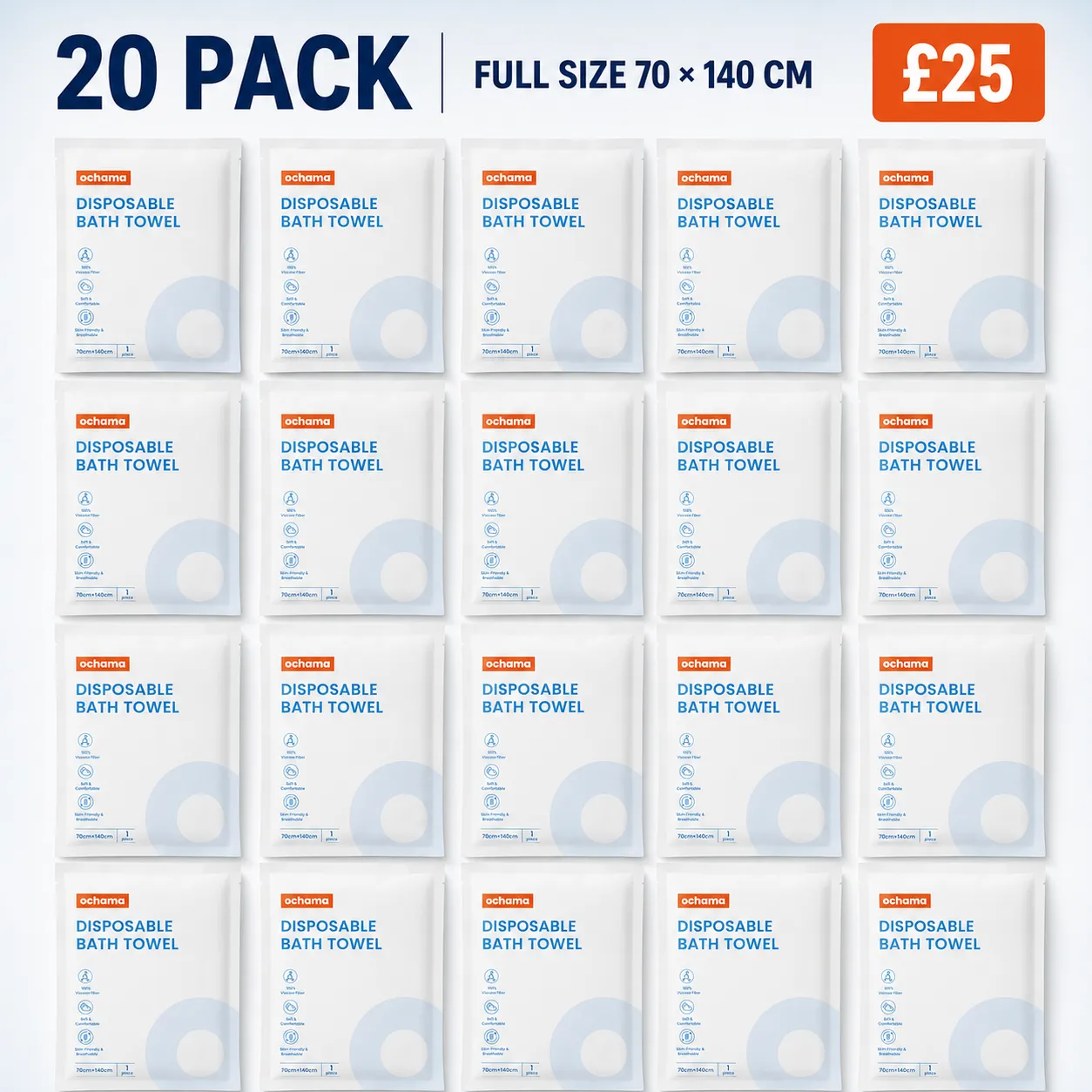 Disposable Bath Towels 70×140cm 2