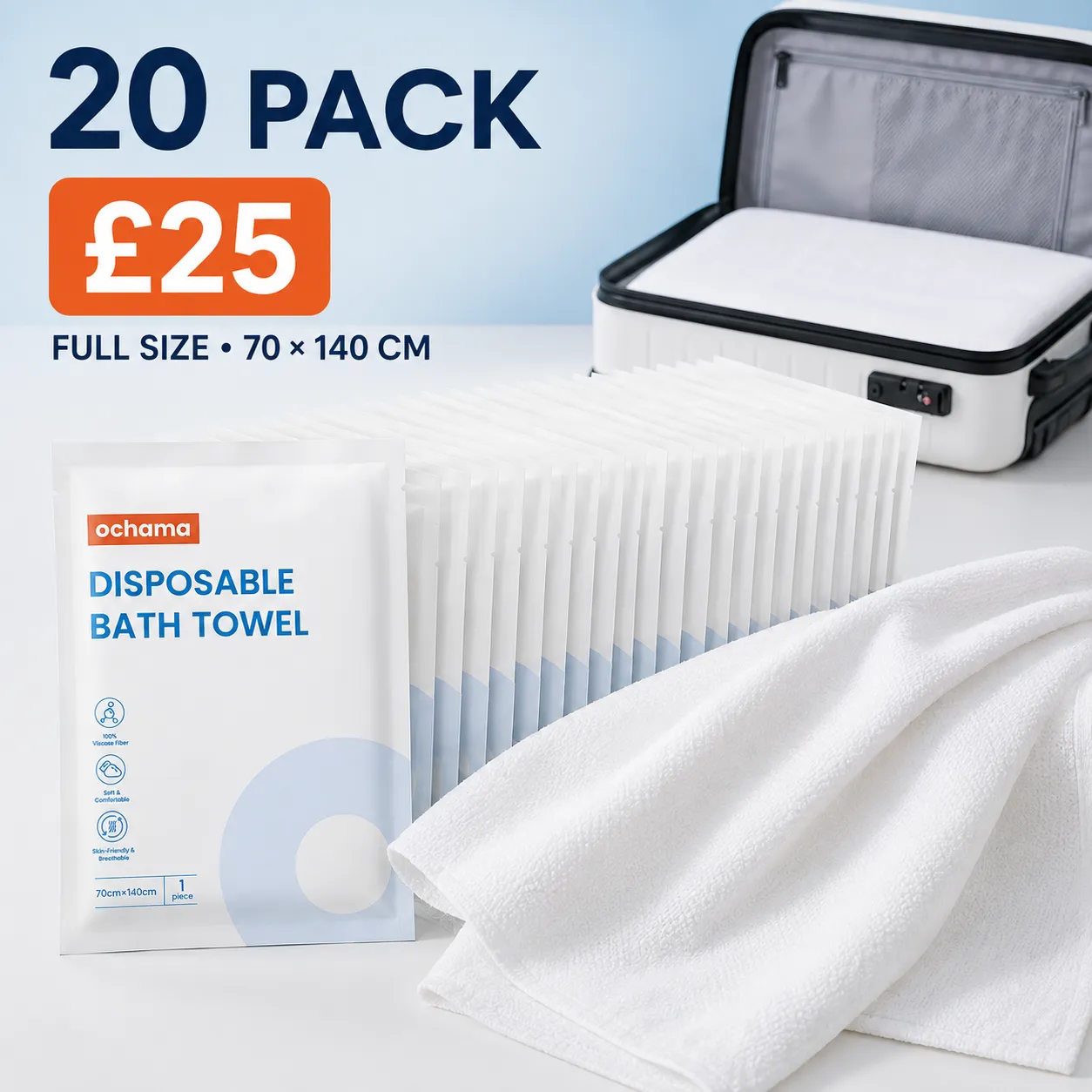 Disposable Bath Towels 70×140cm