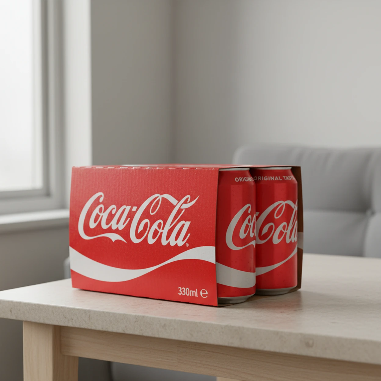 Coca-Cola Original Taste 330ml Cans 4