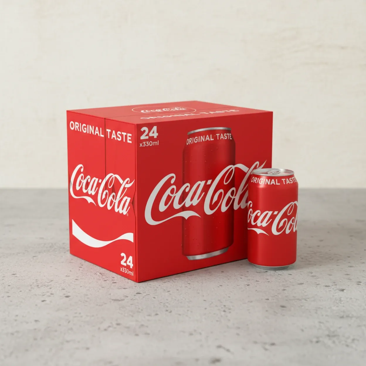 Coca-Cola Original Taste 330ml Cans 6