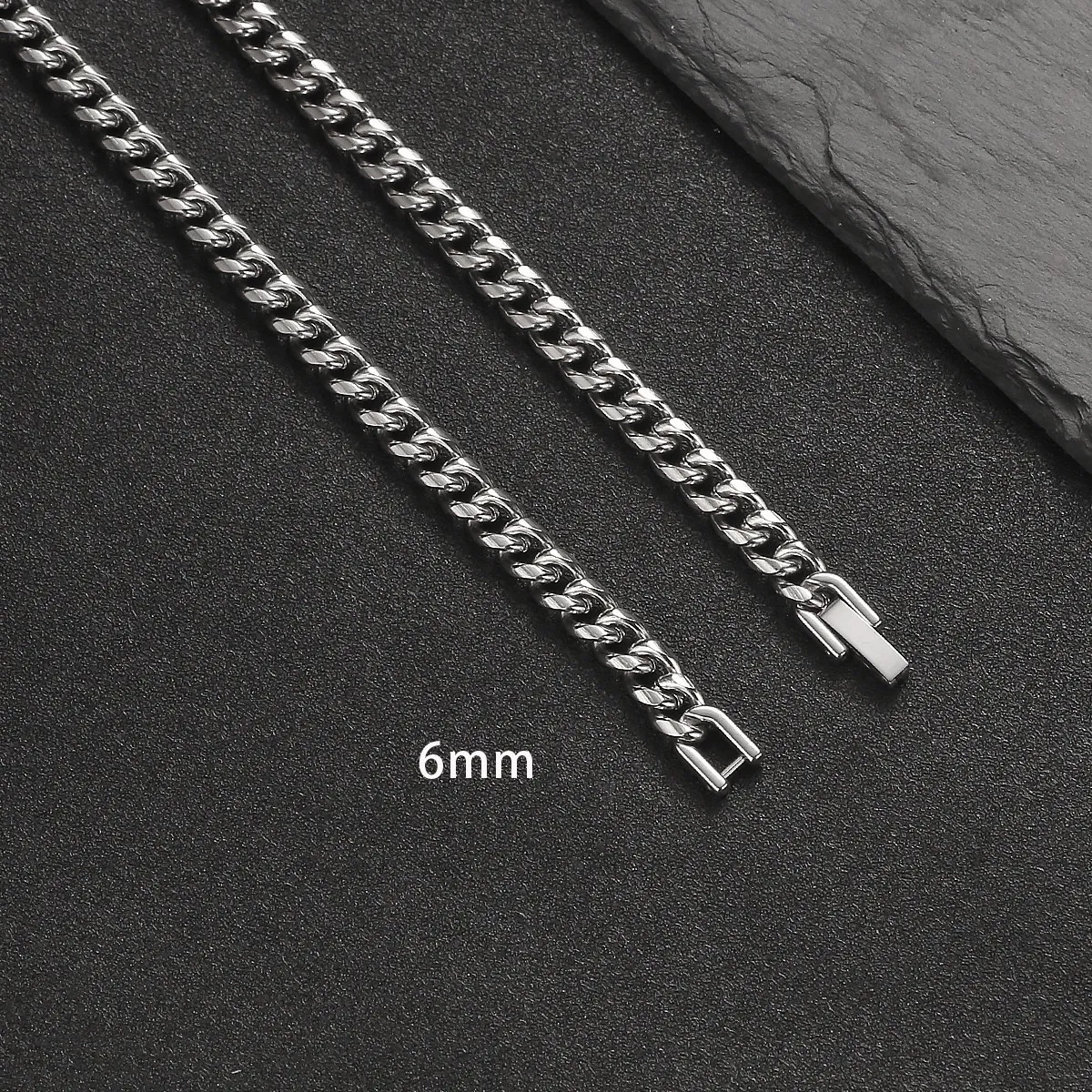 Men's Cuban Link Chain Necklace — view 6