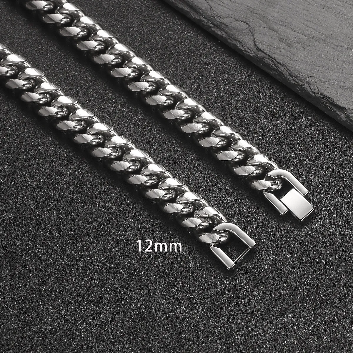 Men's Cuban Link Chain Necklace — view 2
